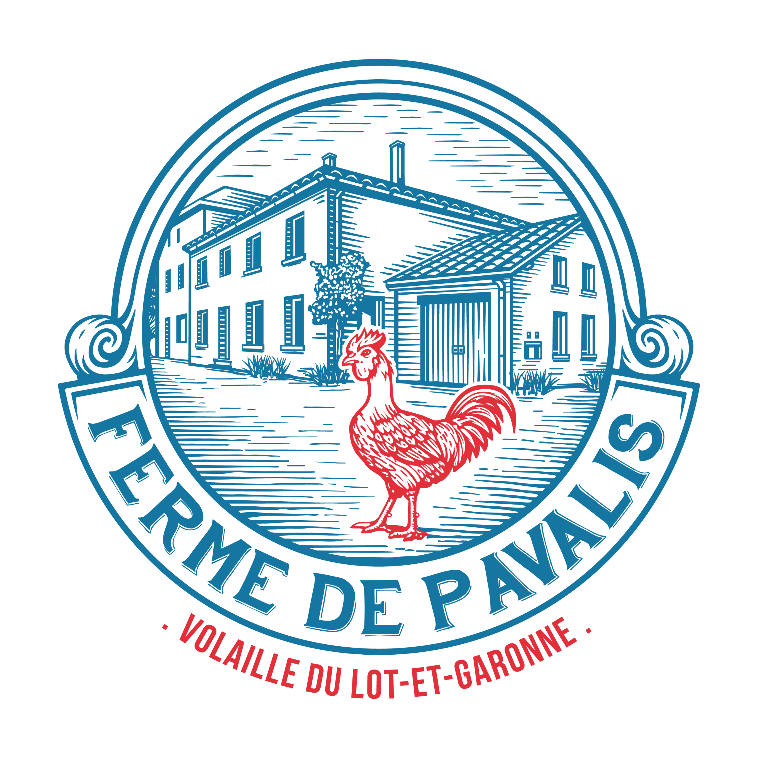 logo ferme de pavalis pour le web